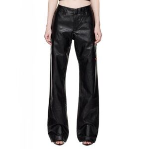[SOLD] Heron Preston Faux Leather Chino Pants